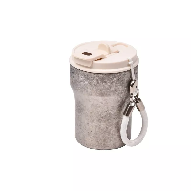 Titanium Duo drikkekaffekrus med låg